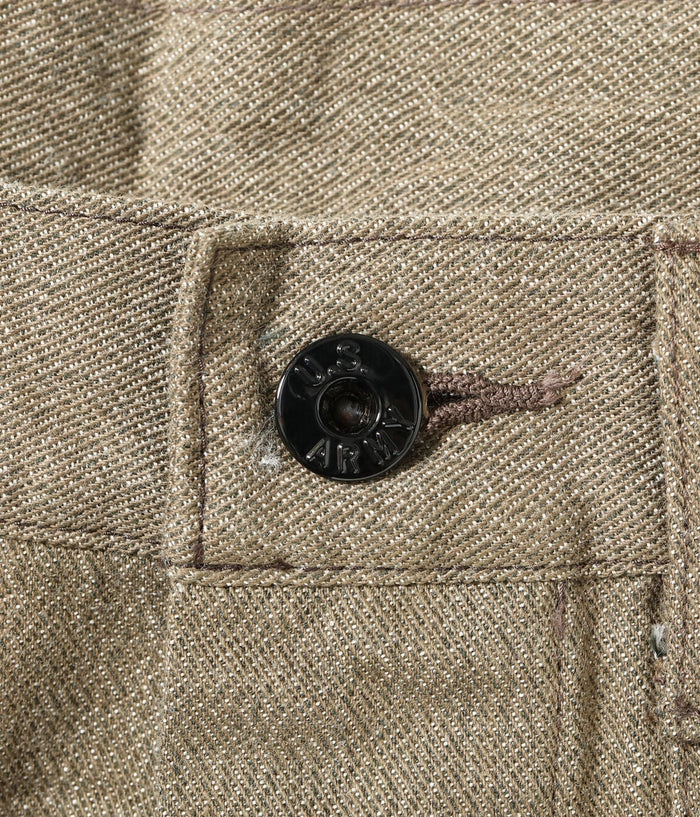 BR42531 TROUSERS, WORKING, BROWN DENIM - BROWN