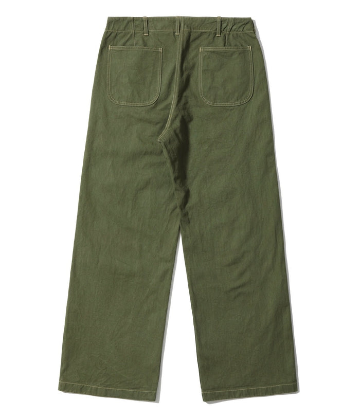 BR42534 U.S. MARINE CORPS M-1941 HERRINGBONE PANTS SHORT LENGTH - OLIVE