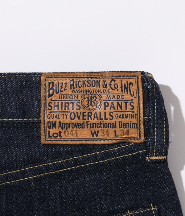 BR43041 WORLD WAR II WAIST OVERALLS - INDIGO