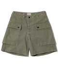 BR52388 US MARINE CORPS HERRINGBONE SHORTS - OLIVE