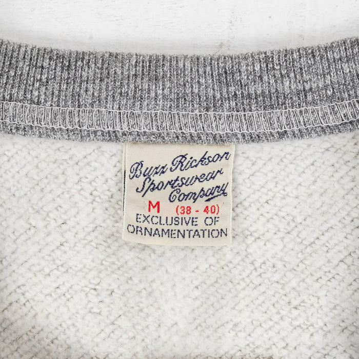 BR69507 FREEDOM SLEEVE SWEATSHIRT "BUZZ RICKSON'S" - Heather Gray