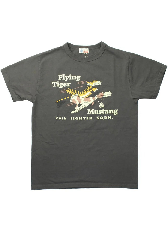 BR79511 S/S T-SHIRT "26th FIGHTER SQ." - BLACK