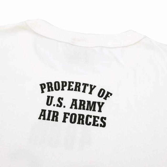 BR79575 GOVERNMENT ISSUE T-SHIRT 460th Bomb. SQ. Black Panther - WHITE