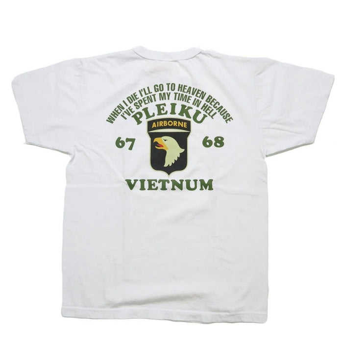 BR79623 T-SHIRT "PLEIKU VIETNUM" - WHITE