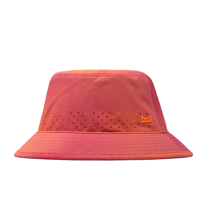 The front view of the melin Caddy Hydro  Bucket Hat in Sunset Aura