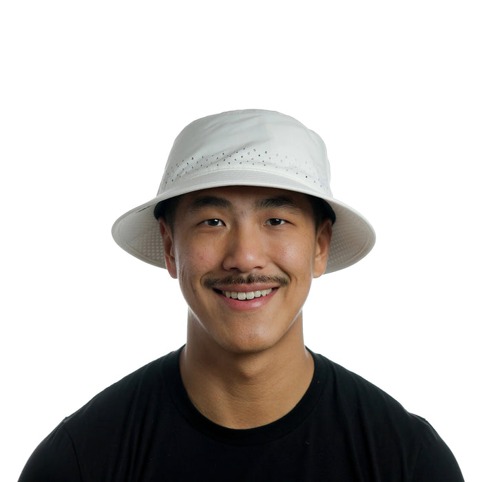 The model-image view of the melin Bucket Hat Caddy Hydro  in  White