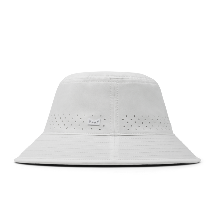 The side view of the melin Caddy Hydro  Bucket Hat in  White