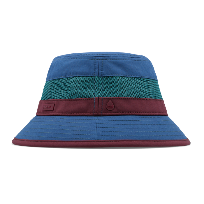 The front view of the melin Bucket Hat Caddy Links Clubhouse Hydro in grandeur