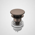 Caroma Basin Dome Pop Up Plug and Waste - Brushed Bronze 687330BBZ - The Blue Space
