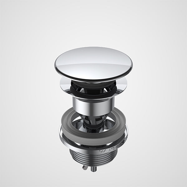 Caroma Urbane II Basin Dome Pop Up Plug & Waste Chrome - The Blue Space