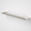 Caroma Luna Double Towel Rail Brushed Nickel 630mm at The Blue Space