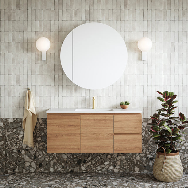 Caroma Luna Lead Free Basin Mixer Brushed Brass