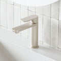 Caroma Luna Lead Free Basin Mixer Brushed Nickel