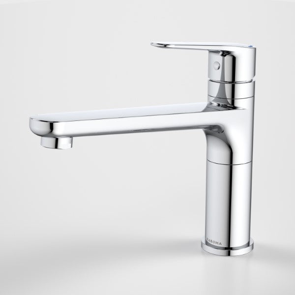 Caroma Opal Sink Mixer H/C - Chrome side view - The Blue Space