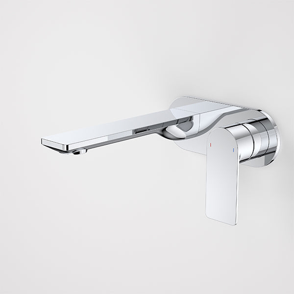 Caroma Urbane II 180mm Wall Basin/Bath Mixer Round Plate  Chrome - The Blue Space