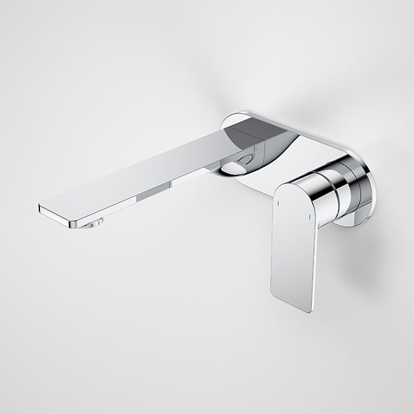 Caroma Urbane II 180mm Wall Basin/Bath Mixer Round Plate  Chrome - The Blue Space