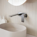 Caroma Urbane II 180mm Lead Free Wall Basin/Bath Mixer Round Gunmetal