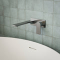 Caroma Urbane II 220mm Lead Free Wall Basin/Bath Mixer Rectangle Gunmetal