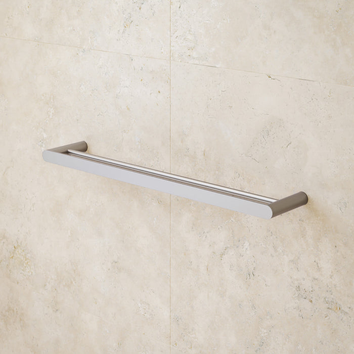 Caroma Urbane II Double Towel Rail 625 mm Brushed Nickel  | The Blue Space