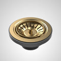 The Blue Space Caroma Urbane II Basket Waste Brushed Brass