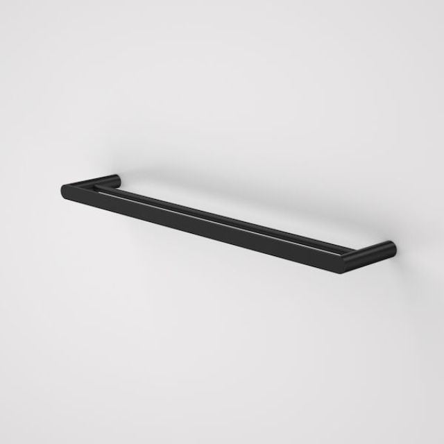 Style Caroma Urbane II Double Towel Rail 625mm Matte Black 99626B - The Blue Space