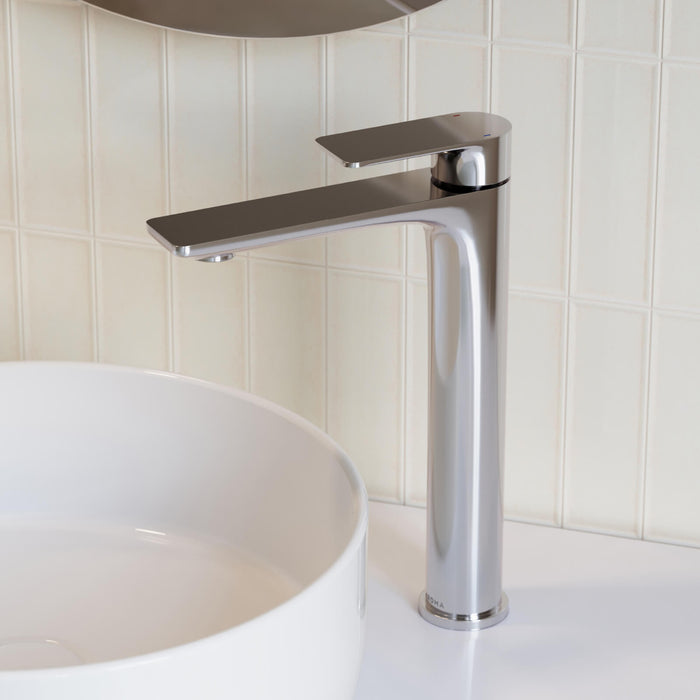 Caroma Urbane II Lead Free Tower Basin Mixer Chrome  | The Blue Space