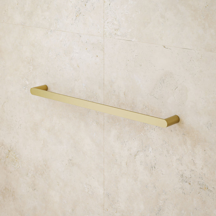 Caroma Urbane II Single Towel Rail 625 mm Brushed Brass  | The Blue Space