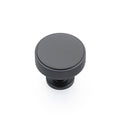 Castella Chelsea Knob Matt Black 35mm - The Blue Space
