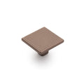 Castella Monaco Square Knob Matt Rose Gold 35mm - The Blue Space