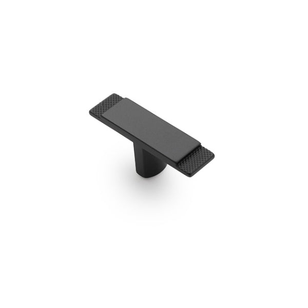 Castella Monaco T-Knob Matt Black 60mm - The Blue Space