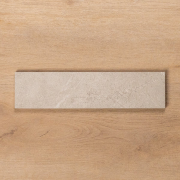 Casuarina Cream Honed Porcelain Tile 75x300mm - The Blue Space