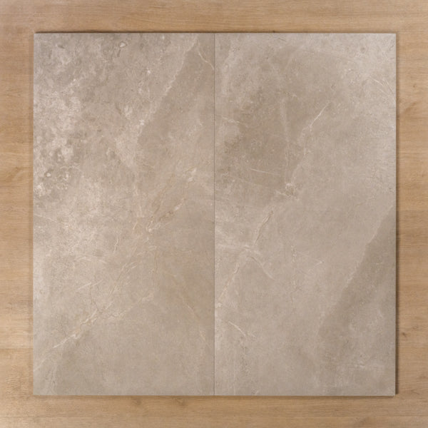 Casuarina Cream Matt P4 Porcelain Tile 600x1200mm Double - The Blue Space