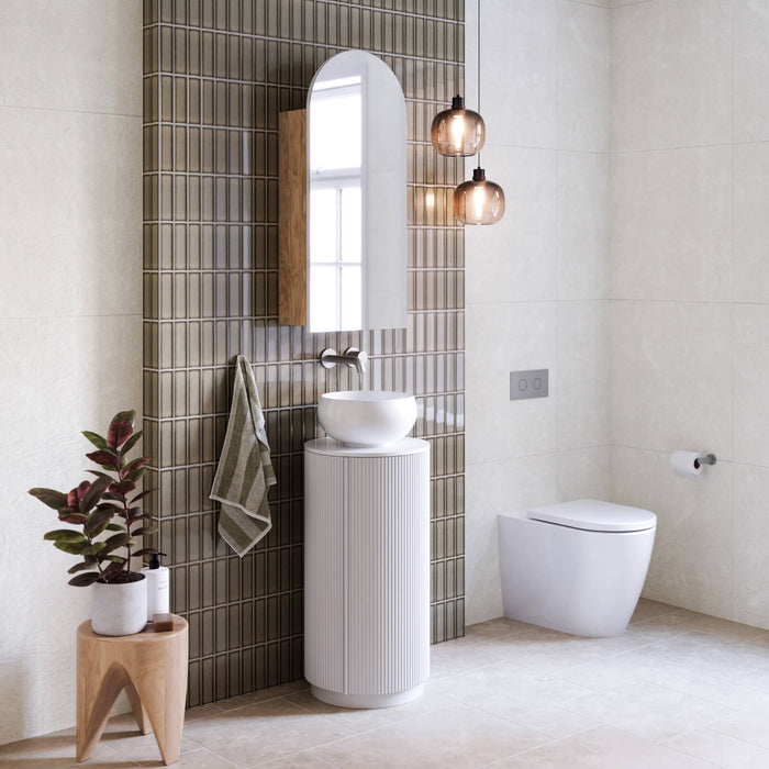 Casuarina White Honed Porcelain Tile 6CHIWHH 600x600mm lifestyle image  | The Blue Space