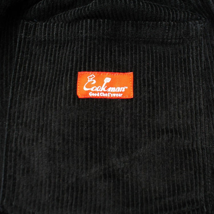 CHEF SHORT PANTS CORDUROY - BLACK