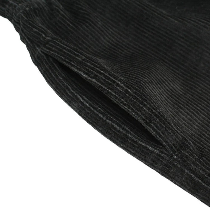 CHEF SHORT PANTS CORDUROY - BLACK