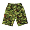 CHEF SHORT PANTS RIPSTOP CAMO GREEN (WOODLAND) - GREEN