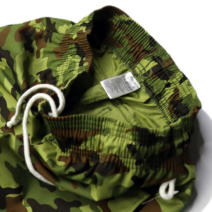 CHEF SHORT PANTS RIPSTOP CAMO GREEN (WOODLAND) - GREEN