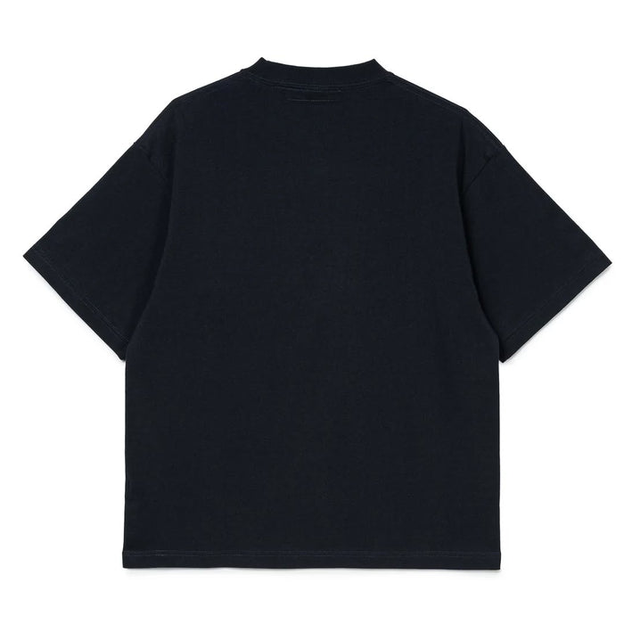 CIRCLE PATCH TEE (AW25) - NAVY