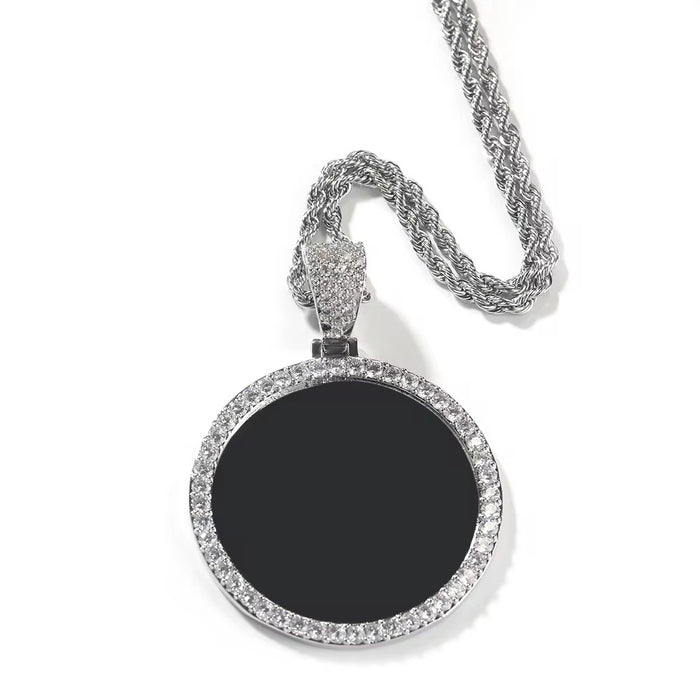 Circle Shaped Photo Pendant