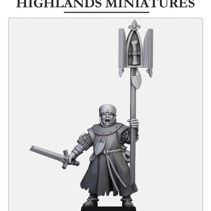 Cleric with Relic - Gallia | Highlands Miniatures
