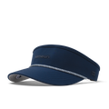 The front, angled view of the melin Coast Hydro  Visor in  Navy