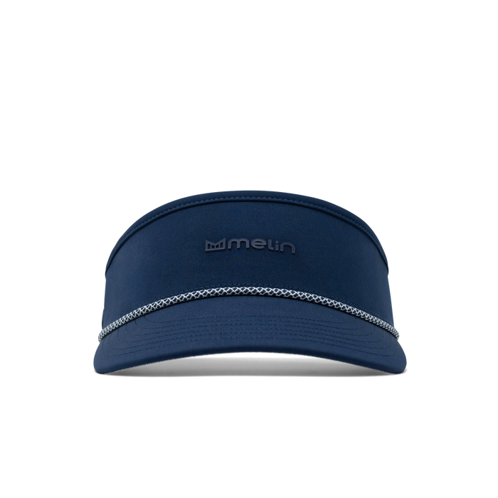 The front view of the melin Coast Hydro  Visor in  Navy