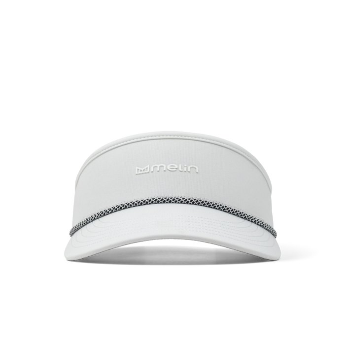 The front view of the melin Coast Hydro  Visor in  White
