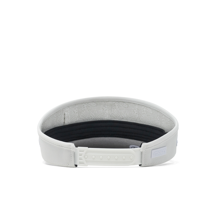The back view of the melin Coast Hydro  Visor in  White