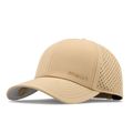 The front, angled view of the melin Compass Hydro  Vintage Fit in  Dark Khaki