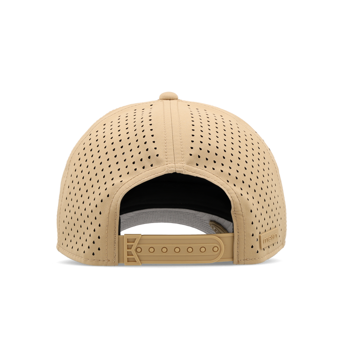The back view of the melin Compass Hydro  Vintage Fit in  Dark Khaki