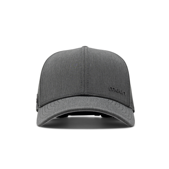 The inside view of the melin Compass Hydro  Vintage Fit in  Heather Charcoal