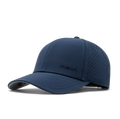 The front, angled view of the melin Compass Hydro  Vintage Fit in  Navy