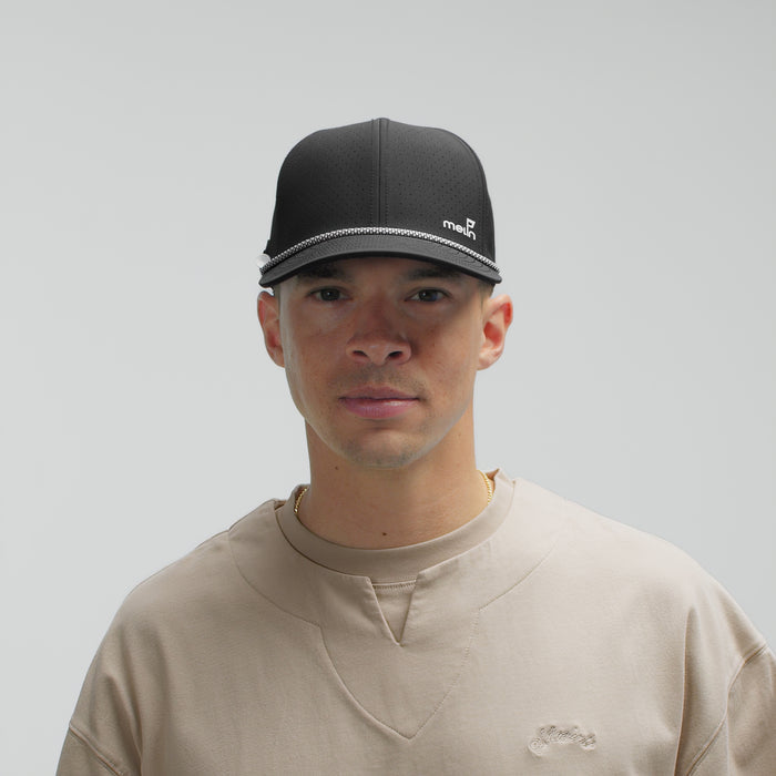 The model-image of the melin Vintage Fit Compass Links Hydro hat in black