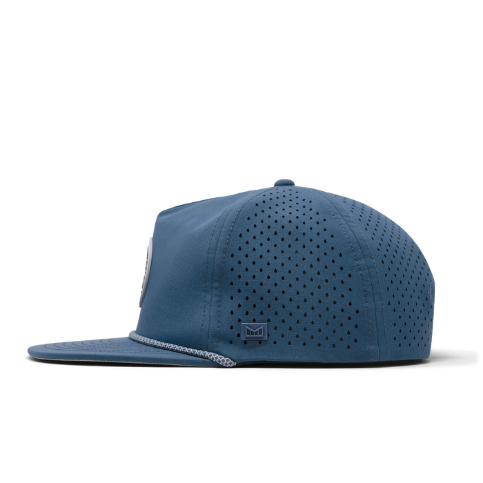 The side view of melin's Coronado Anchored Hydro - Steel Blue